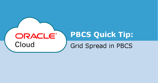 Grid Spread in PBCS