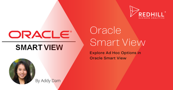 Advanced Ad Hoc Options in Oracle Smart View