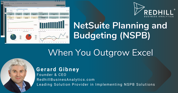 NetSuite Planning and Budgeting for When You Outgrow Excel